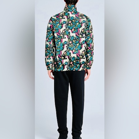 🆕🔖 WeSC✨ Unicorn AOP Track Jacket 🦄 Unisex ✨ Men S | Women’s M | Size 3🦄NWT - Picture 13 of 14